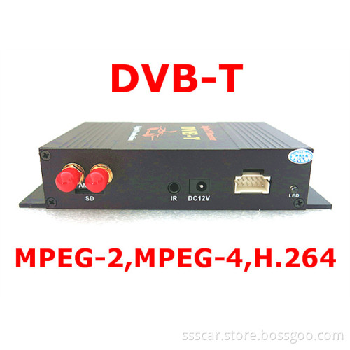 2 Tuner DVB-T for Car Digital TV Receiver (MPEG-4, MPEG-2, AVC, H. 264) (M-618)